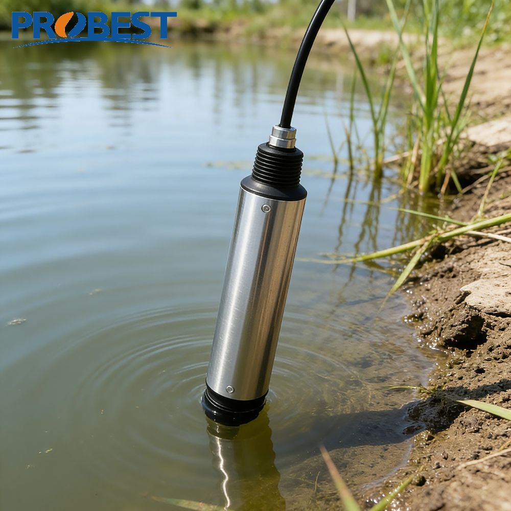 RS485 Modbus Digital Fluorescence Dissolved Oxygen Analyzer PFDO‑800, 4‑20mA Output Online DO Instrument Controller with Temp Sensor Probe for Aquaculture Seawater Freshwater, China Manufacturer