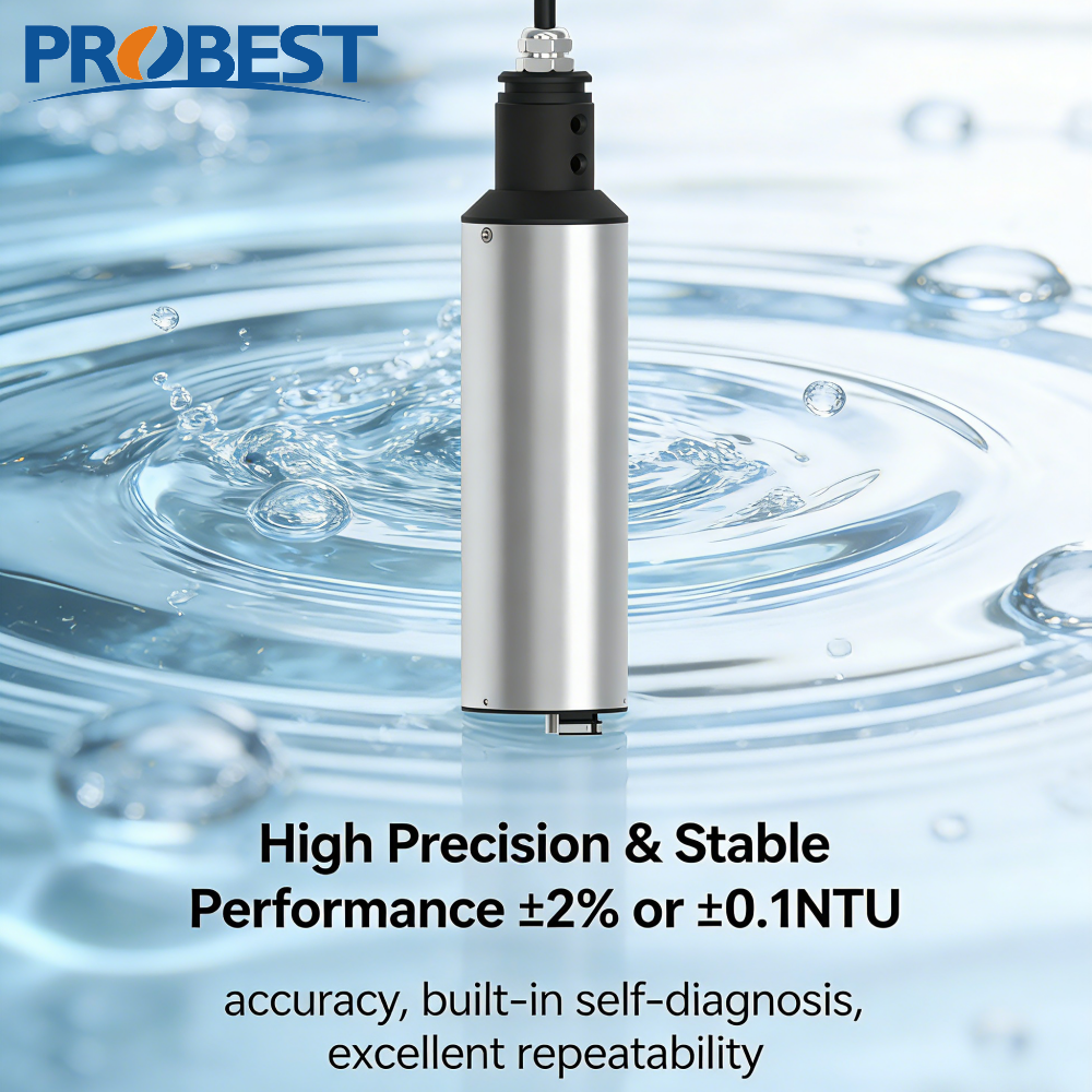 PTU‑800 0.01‑4000NTU Self‑Clean Optional Infrared Digital Online Turbidity Analyzer