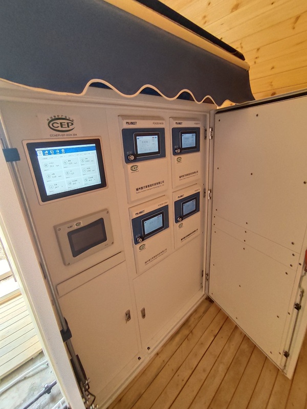 PROBEST Water Quality Online Monitoring Station for Yinchuan Sewage Treatment Plant Area River And Lake Ecological Recycled Water Utilization Project