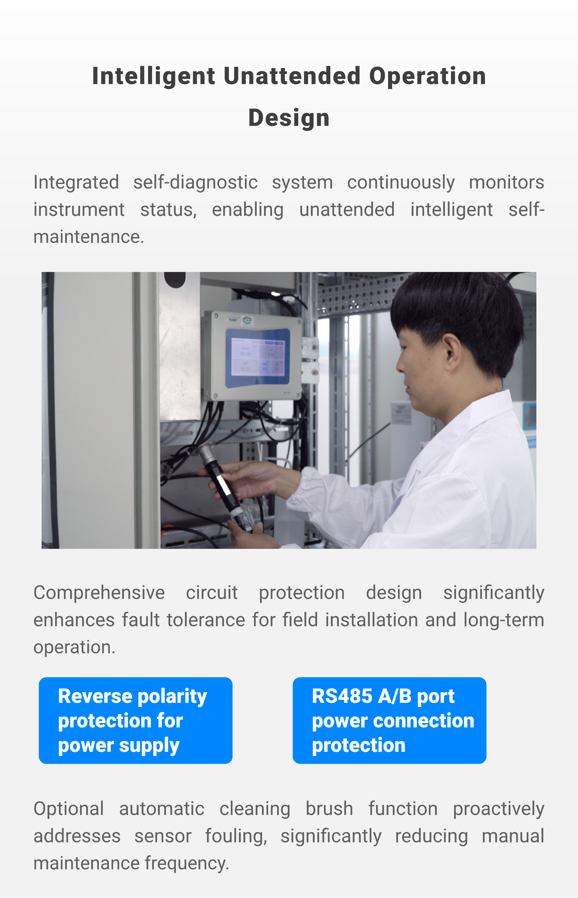 Probest PTU-800 Online Water Turbidity Sensor Monitoring Analysis Meter for Seawage Water Testing